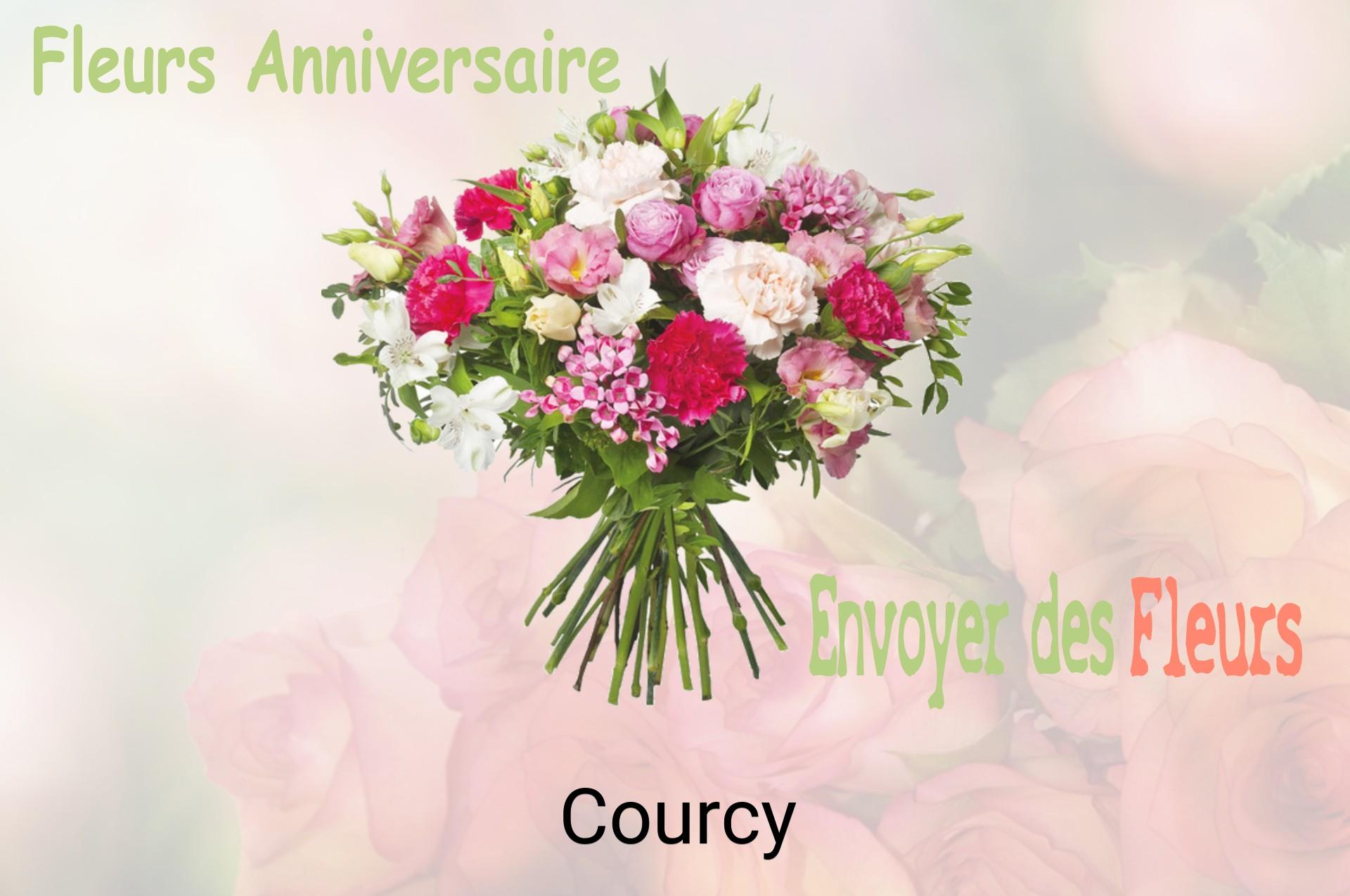 Bouquet de fleurs d’anniversaire livré à Courcy